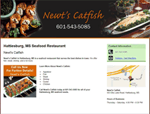 Tablet Screenshot of newtscatfish.com